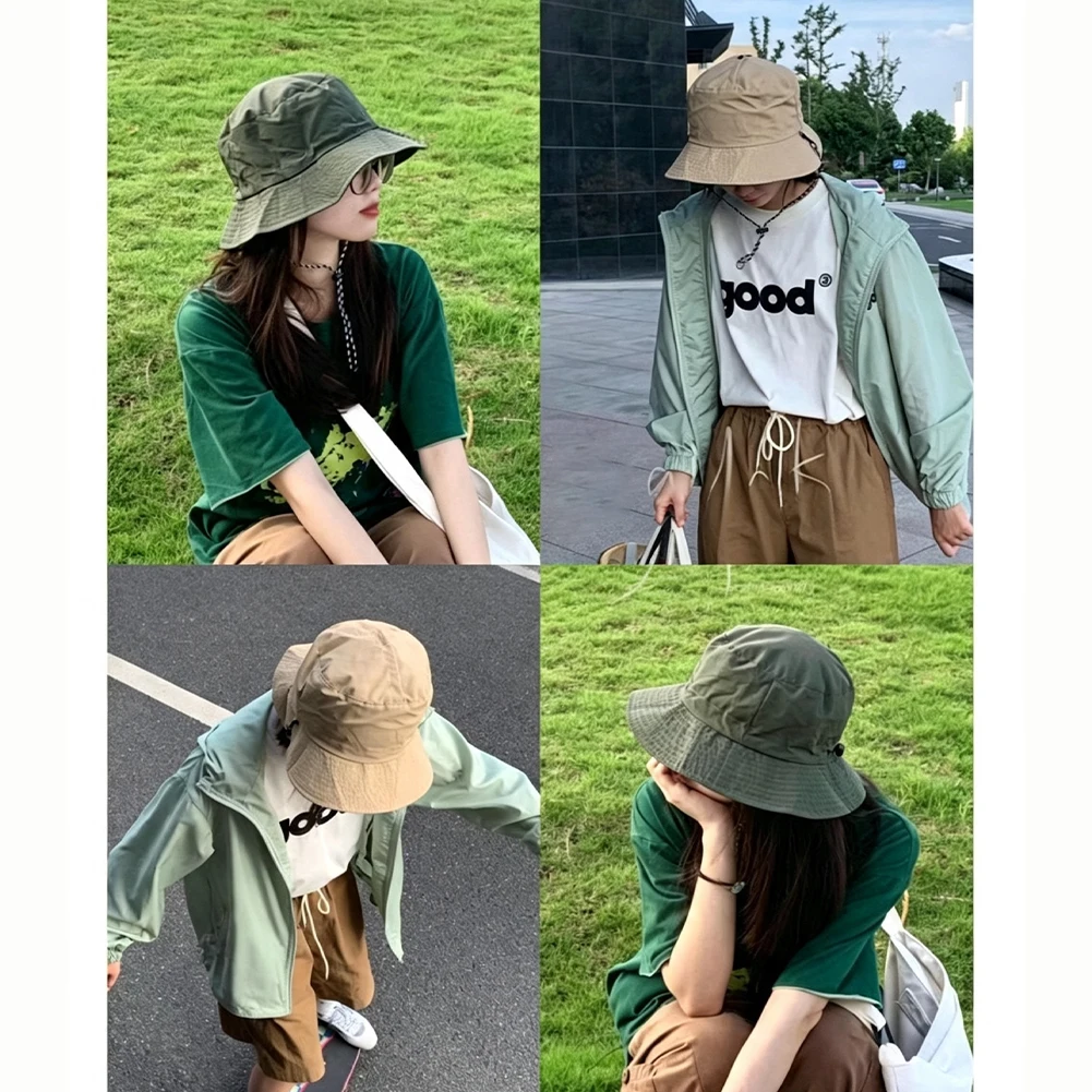 Portable Folding Quick Dry Fisherman Hat Lightweight Waterproof Sunscreen Cap For Men Women Outdoor Cycling Sun Protection
