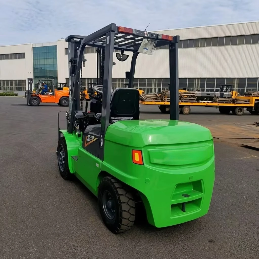 Free delivery, forklift truck 1 ton 1.5  2 , double lift type, lifting height 1m-5m CE ISO certified