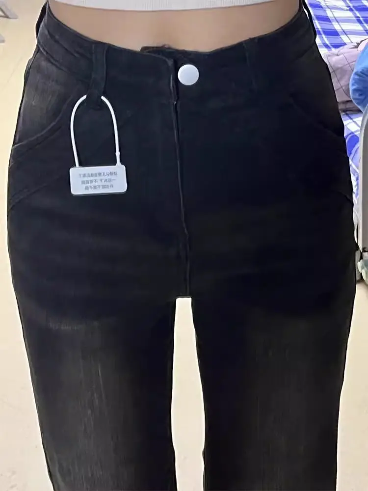 

Женские брюки Джинсы для женщин Высокая талия Низкая посадка Waistedster Y2K 2000S Винтаж Ретро Женская джинсовая мода Базовый тренд Популярные