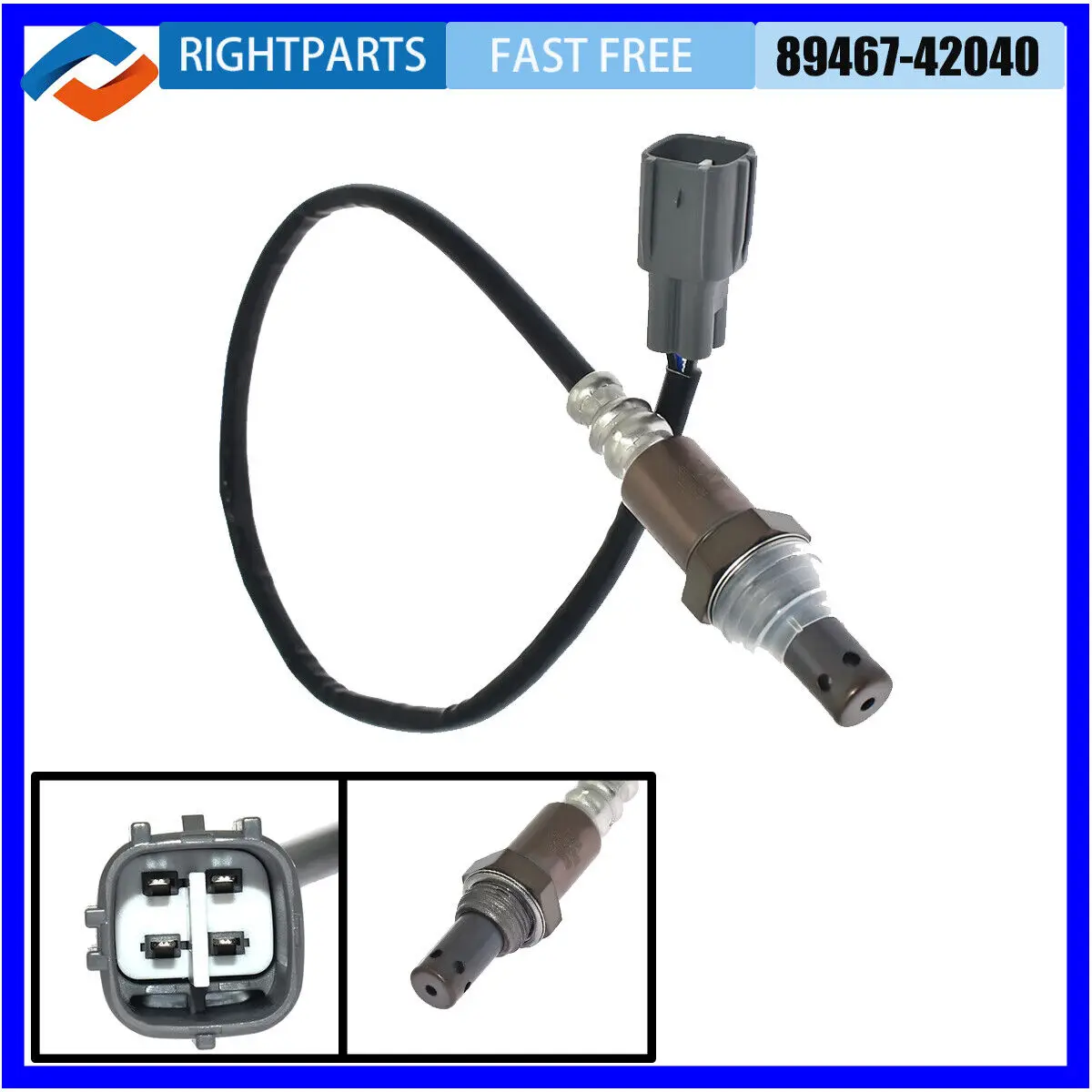 RIGHTPARTS 89467-42040 234-9044 Upstream Car O2 Oxygen Sensor For Toyota RAV4 2000-2005 Lambda Sensor For Toyota RAV4 8946742040