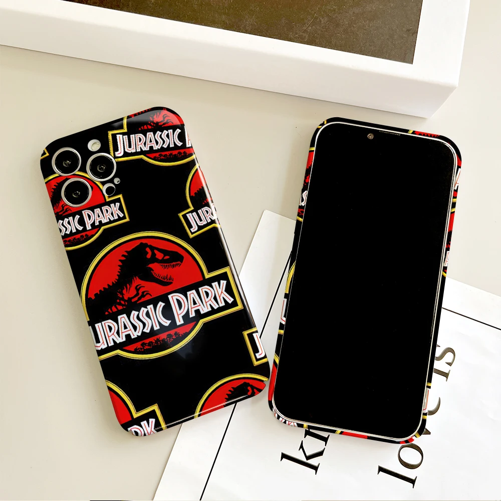 J-Jurassic P-Park Phone Case For Samsung S21 FE S23 22 Ultra Plus A 04 E 33 5G All-inclusive Tough Personalized Cover