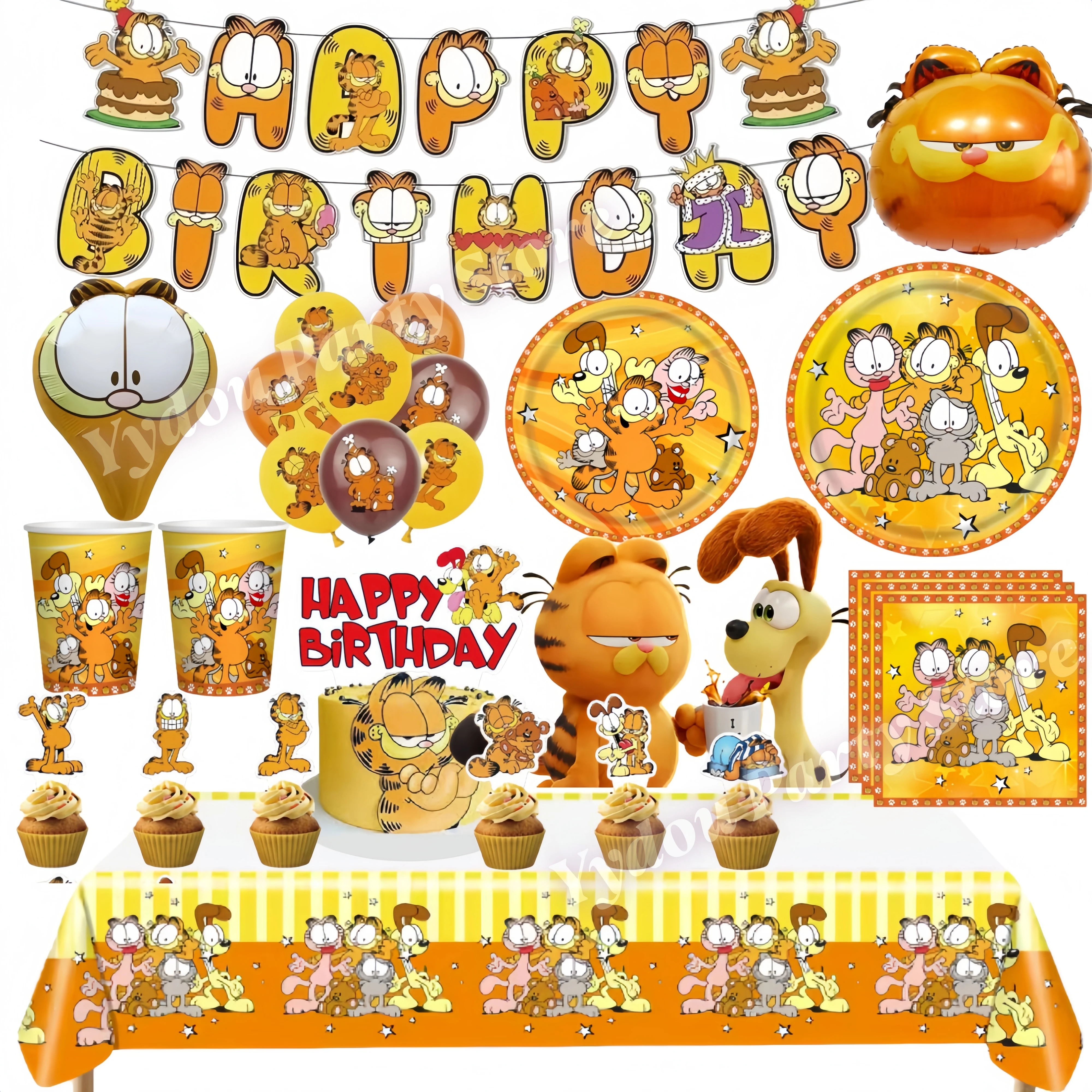 Orange Lighting Decor - Decorazioni per Feste di Compleanno a