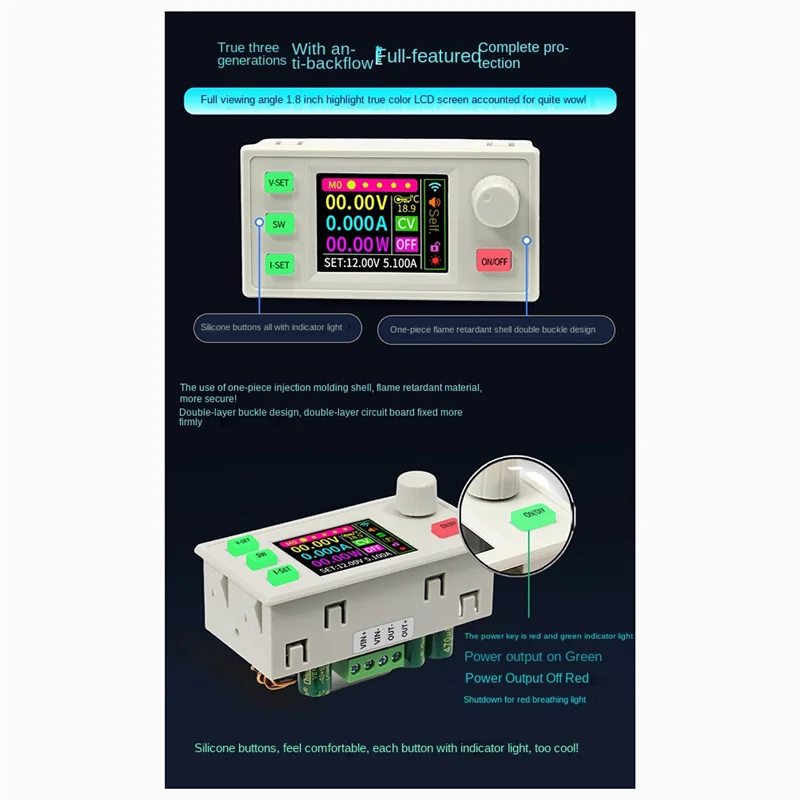HLZS-SK60S CNC Adjustable Voltage Regulator Constant Voltage Constant Current Solar Charging Module