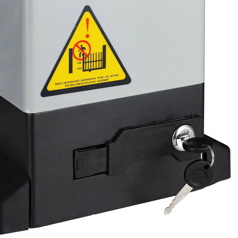 Sliding Automatic Gate Operator Kit - Driveway Security Gate Opener Hardware Kit