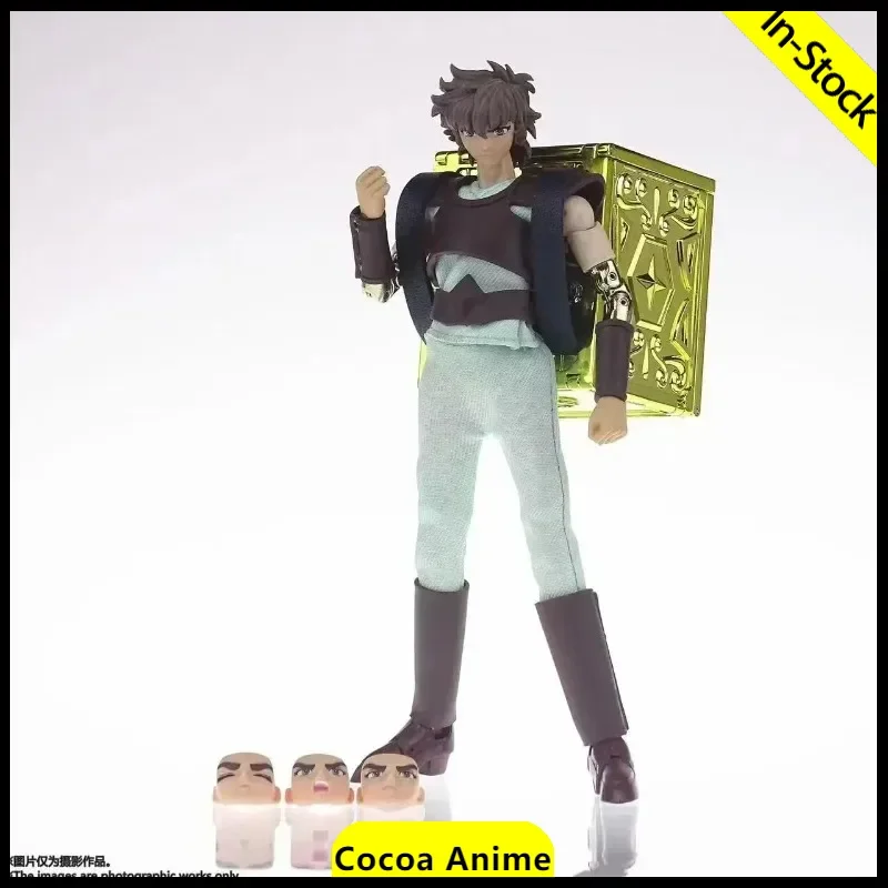 

In Stock RH Model Saint Seiya Myth Cloth EXM Sagittarius Aiolos Casual Wear First Bomb Gold Knights of The Zodiac Action Figure