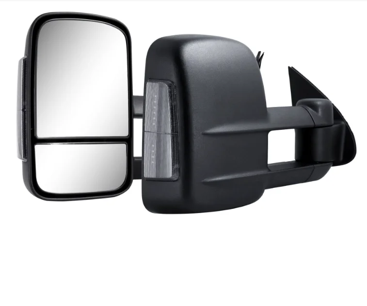 

Newest 4x4 Off-Road Side Mirrors Aftermarket Black Rearview Mirror With Turn Signal Led for Hilux 05-15