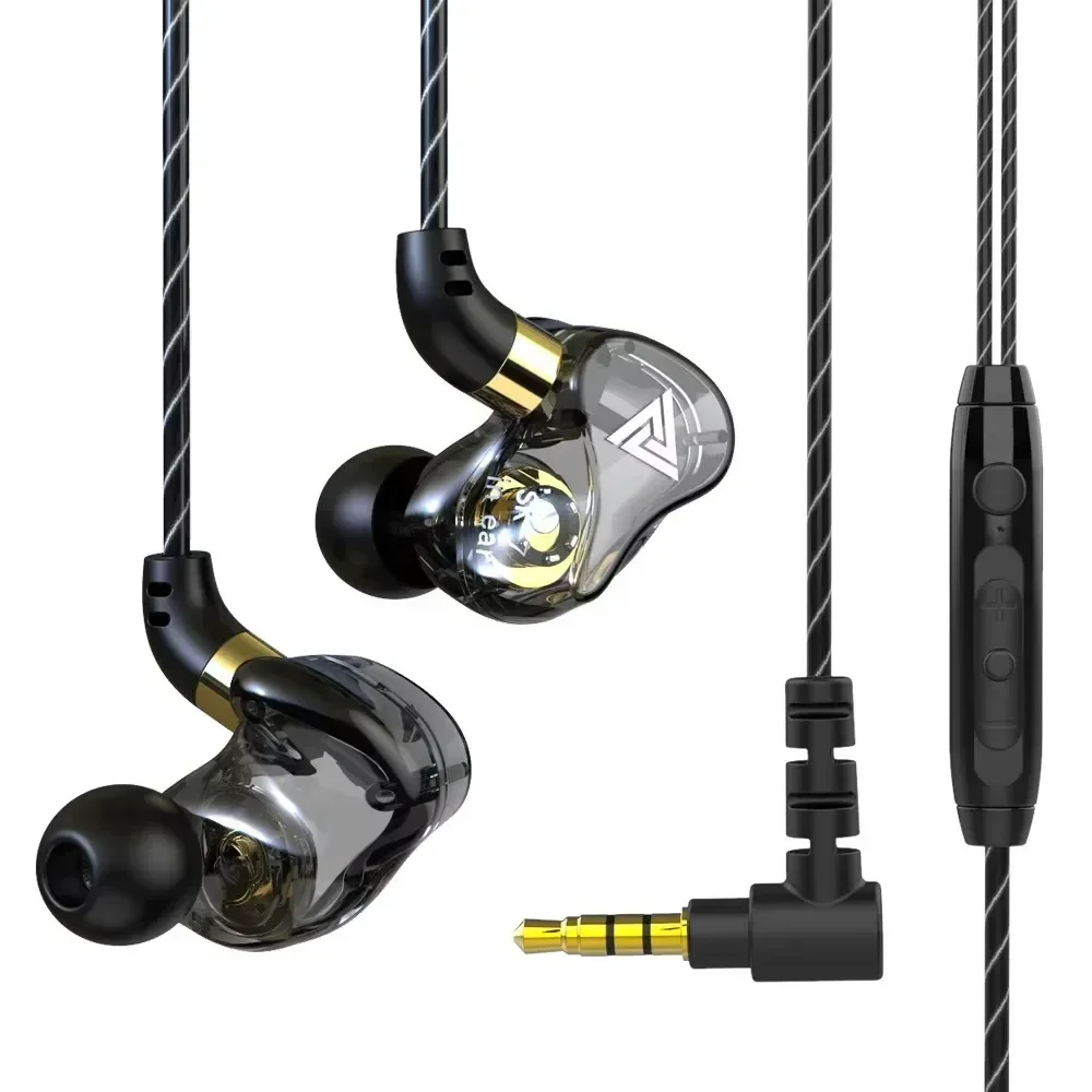 ZLRLMHY Sports Game QKZ SK7 HiFi Copper Driver Wired Stereo Bass Music in Ear Monitoring Stage Live Headphones