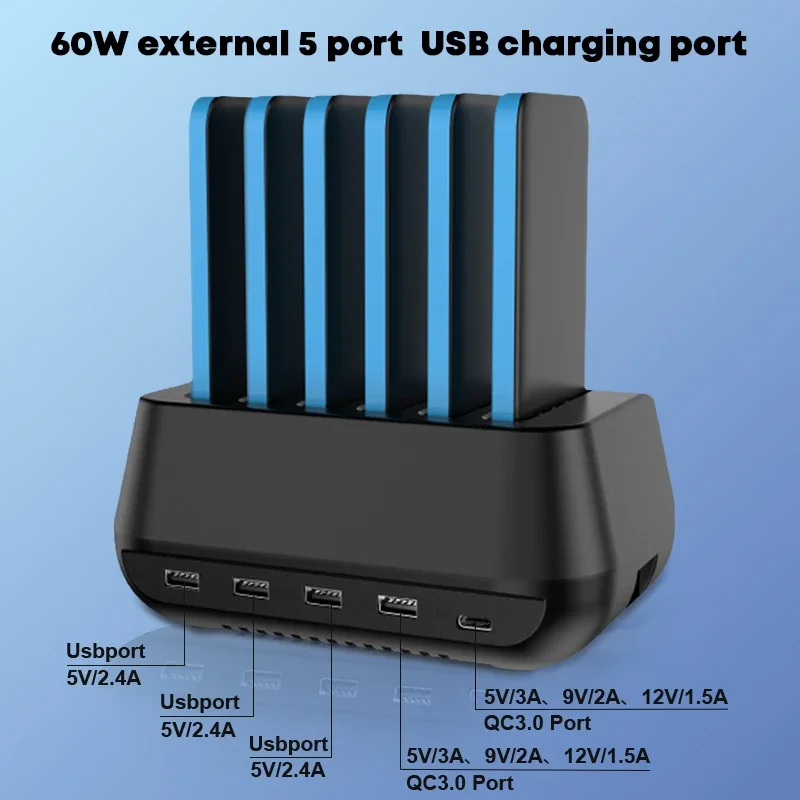 Imagem -04 - Carregador 10000mah do Telefone do Banco do Poder do ce Rohs Msds Pse Multi Move a Estação de Carregamento do Telefone Celular Portátil o