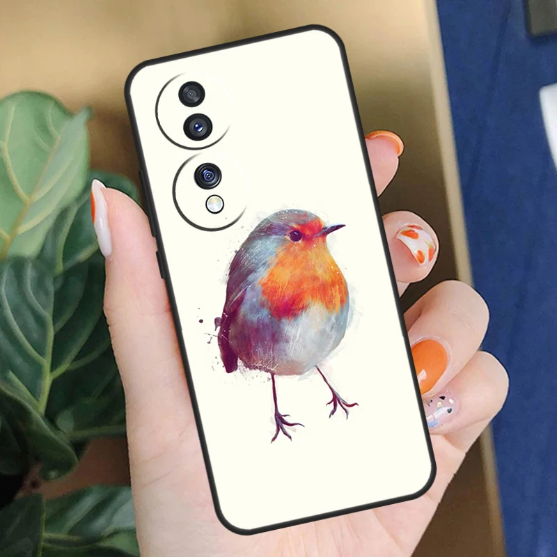 Robins Bird Case For Honor Magic 5 Pro 8X 9X X8a X9a X7a X6a Honor X8 X9 X7 X6 50 70 90 Lite Cover