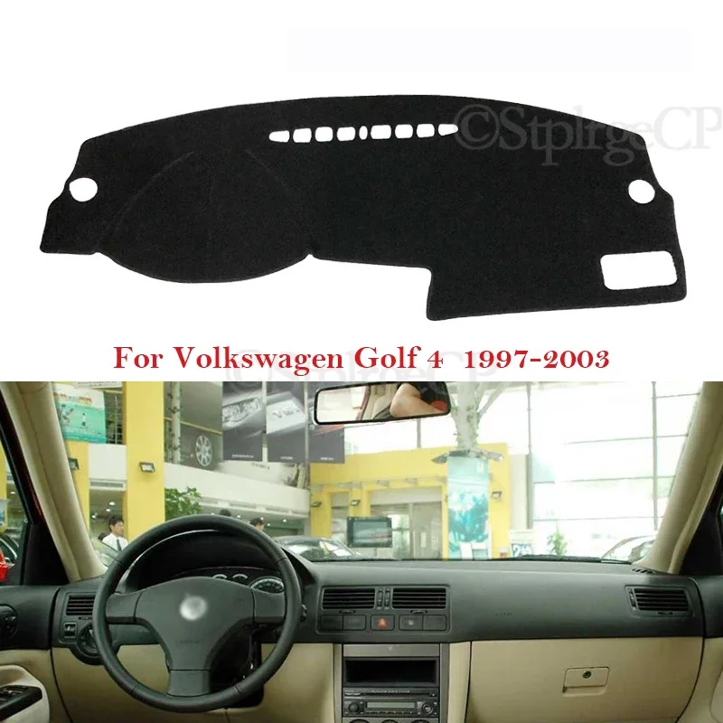 Dashboard Cover Protective Pad for Volkswagen VW Golf 4 MK4 1997~2003 1J Car Accessories Dash Board Sunshade Carpet Anti-UV 2002