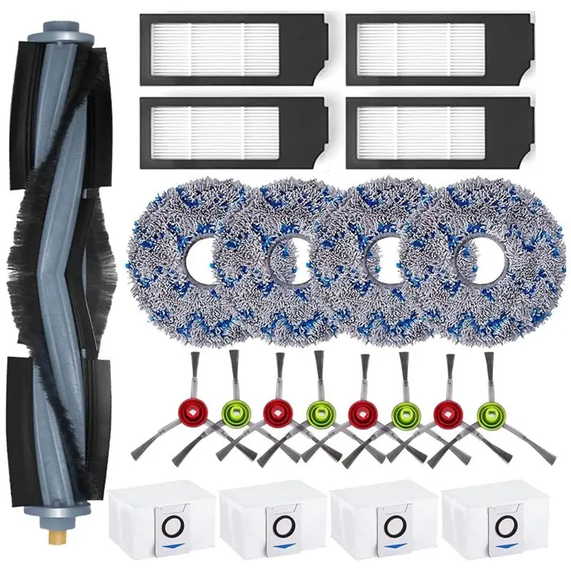 SYW-Main Side Brush HEPA Filters Mop Cloth Dust Bags For Ecovacs Deebot X1 Omni X1 Turbo Robot Vacuum Cleaner Spare Parts