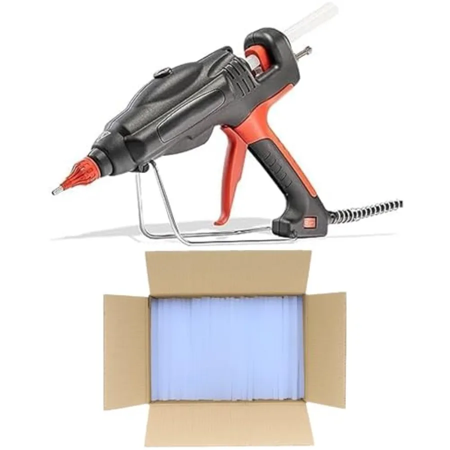 

ASA 5/8" Hot Glue Gun with 193 Glue Sticks 450W Adjustable Temp Strong Adhesive for Crafts DIY Wood Fabric and Repairs
