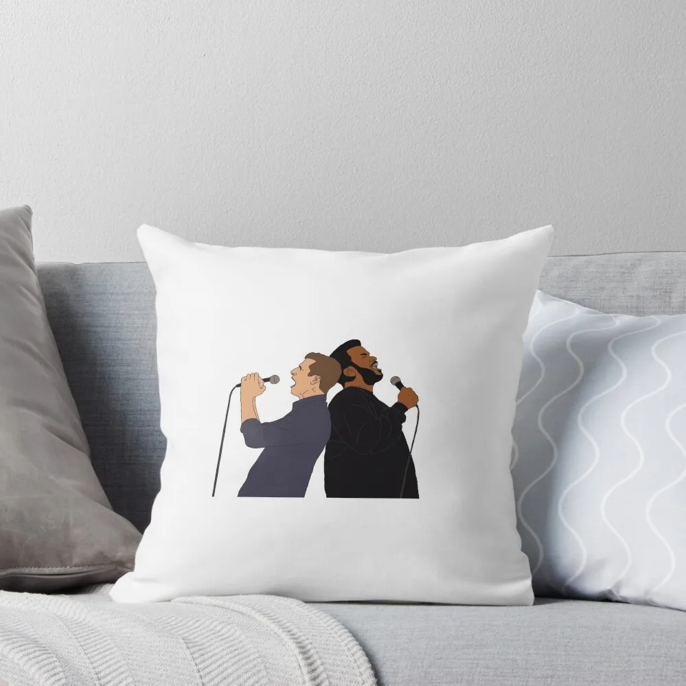 

Jake Peralta and Doug Judy karaoke Throw Pillow Pillowcases For Pillows Pillow Cases Decorative pillow