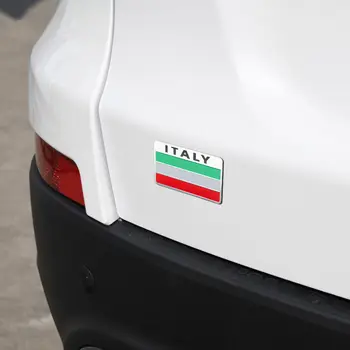 1輛汽車3D造型鋁製義大利國旗標誌徽章貼紙,適用於菲亞特500、Grande、Punto、Stilo、Palio、Astra、Bravo、Panda等車型。 8 最佳銷售 菲亞特 Bravo 配件 - №3