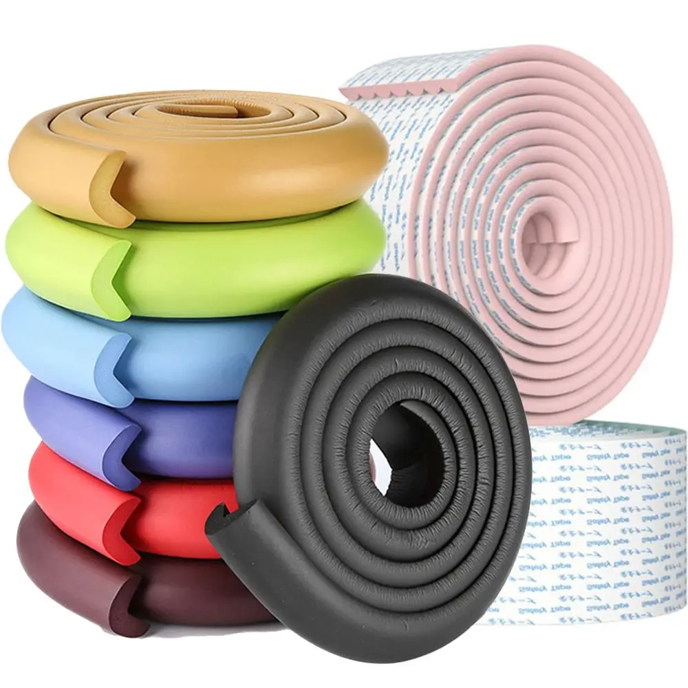 

2M Home Self Adhesive Cushion Anti-collision Desk Corner Bumper Baby Safety Table Edge Guard Strip