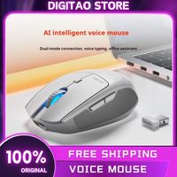 DAREU AI Intelligent Voice Mouse 2Mode 2.4G/Bluetooth Wireless Mouse Computer Accessories Gaming Office Mouse Customized Gifts