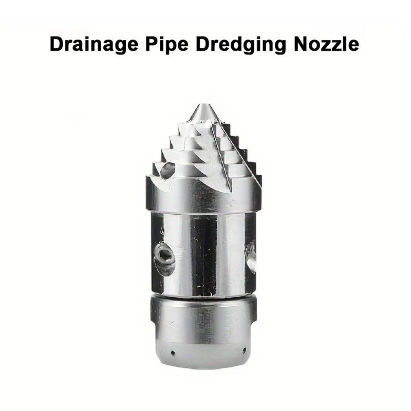 

360 ° Вращающаяся дренажная насадка высокого давления для очистки канализации, внутренняя часть G3/8, подходит для выходной дноуглубительной машины 30 л/мин