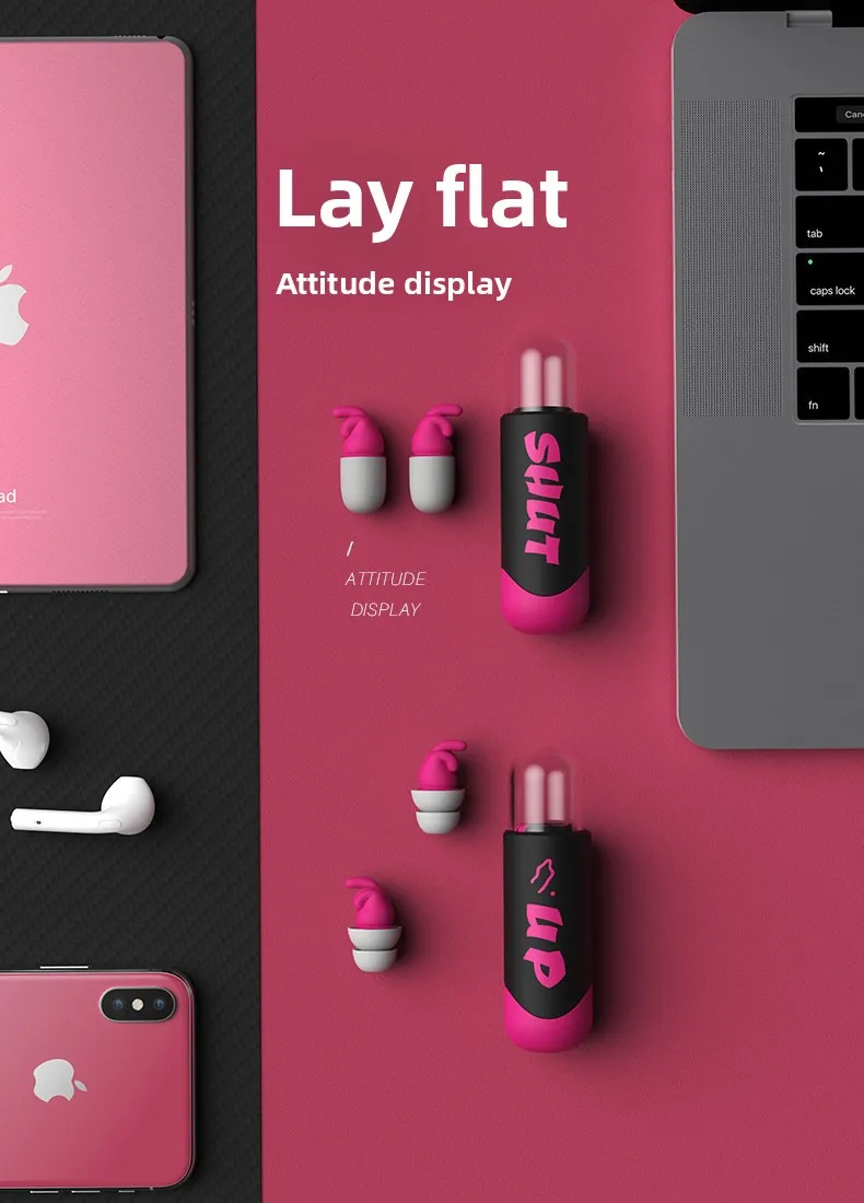 Creative Fist-Shaped Memory Foam Ear Plugs, High Noise Reduction Low Pressure Comfort Earplugs for Sleep Snore Blocking