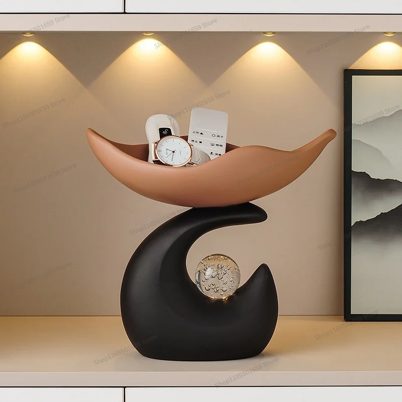 For Entry Entrance Key Storage Ornament, Home Living Room Desktop Shoe Cabinet Decoration