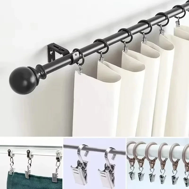 100/5PCS Multifunctional Photos Decoration Clips Mini Metal Curtain Clips with Hook Household Sturdy Window Curtain Accessories