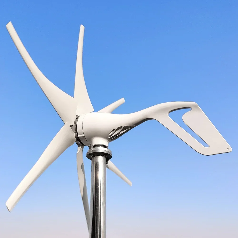 Saudi Arabia Warehouse 1000W Final Sale Wind Turbine Portable Windmills Free Energy Power Generator Combine with Solar Panels