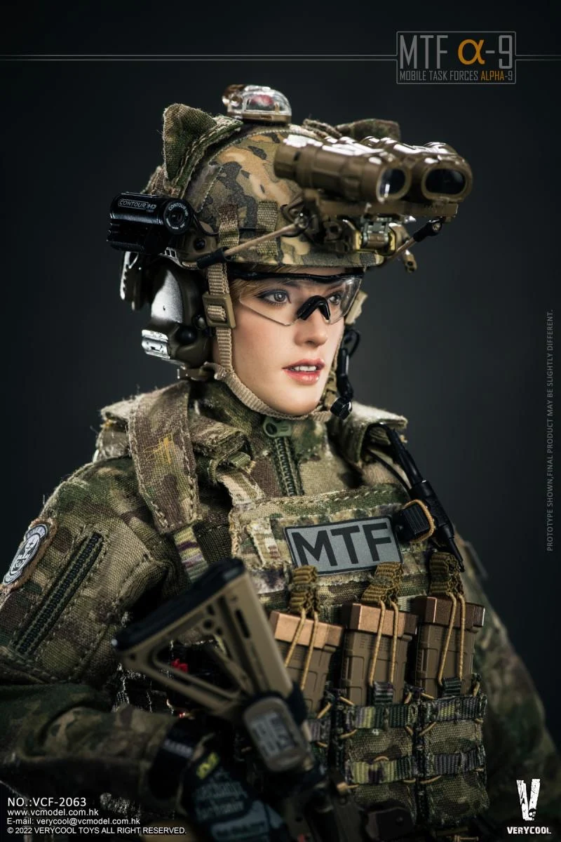 VERYCOOL VCF-2063 1/6 Mobile Task Force Alpha-9 MTFα-9 Female Soldier Action Figure Model Full Set Collectible Toy In Stock