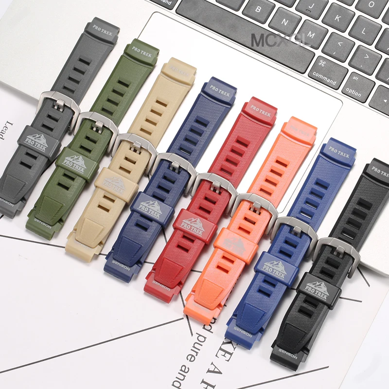 

Replacemnet Resin Strap Suitable For Casio PRG-200 PRG280/550 PRW-3510Y Watch Band Mens Sport Watch Accessories