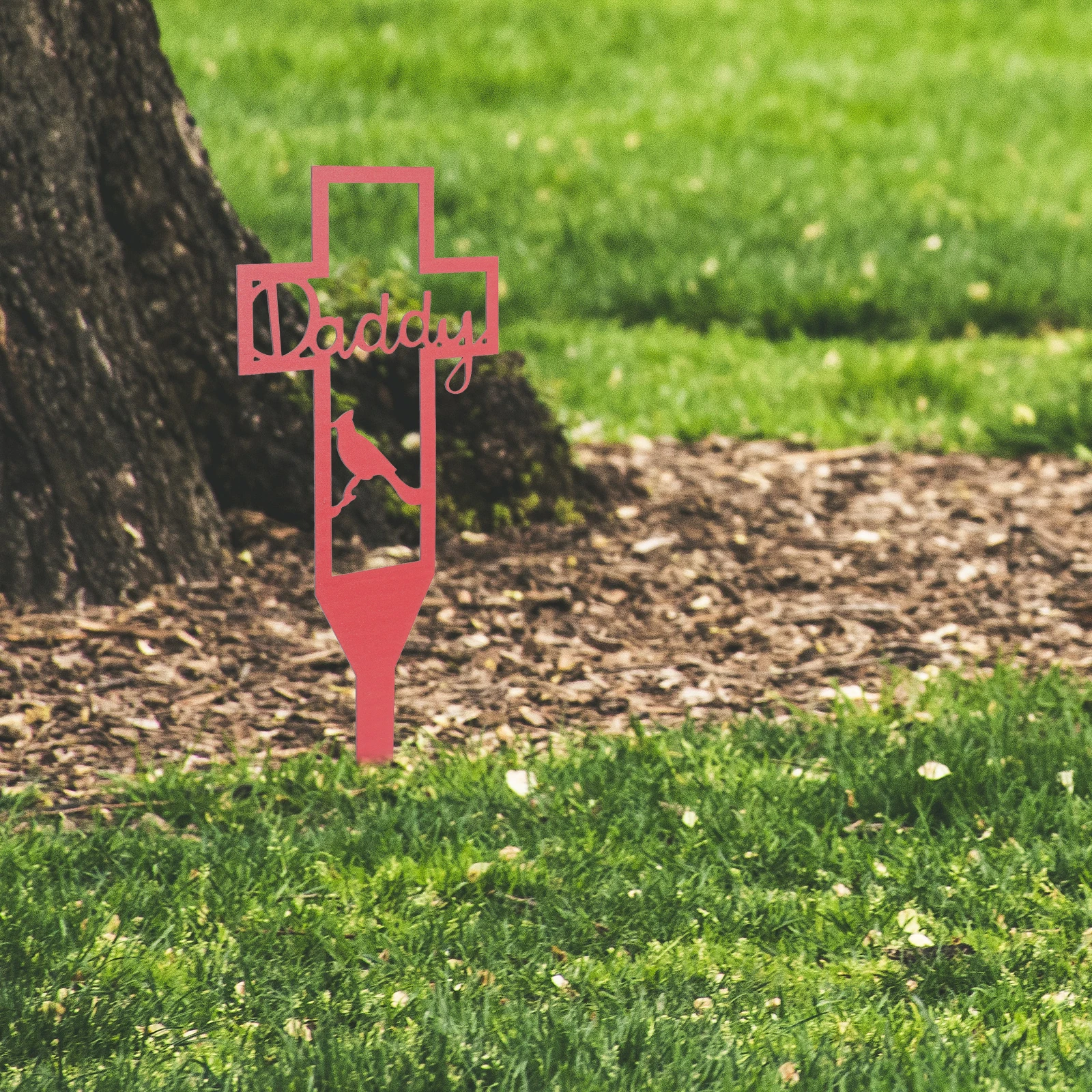 

Easter Cross Memorial naments Wrought Iron Garden Decorations Lightweight Durable Cemetery Stake Grave Marker Lawn nament Yard