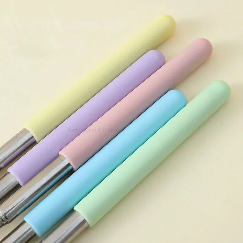 Randomly One Macaron Colored Telescopic Finger Reading Sticks Reading Teaching Aids Teaching Whips Teaching Sticks For teachers