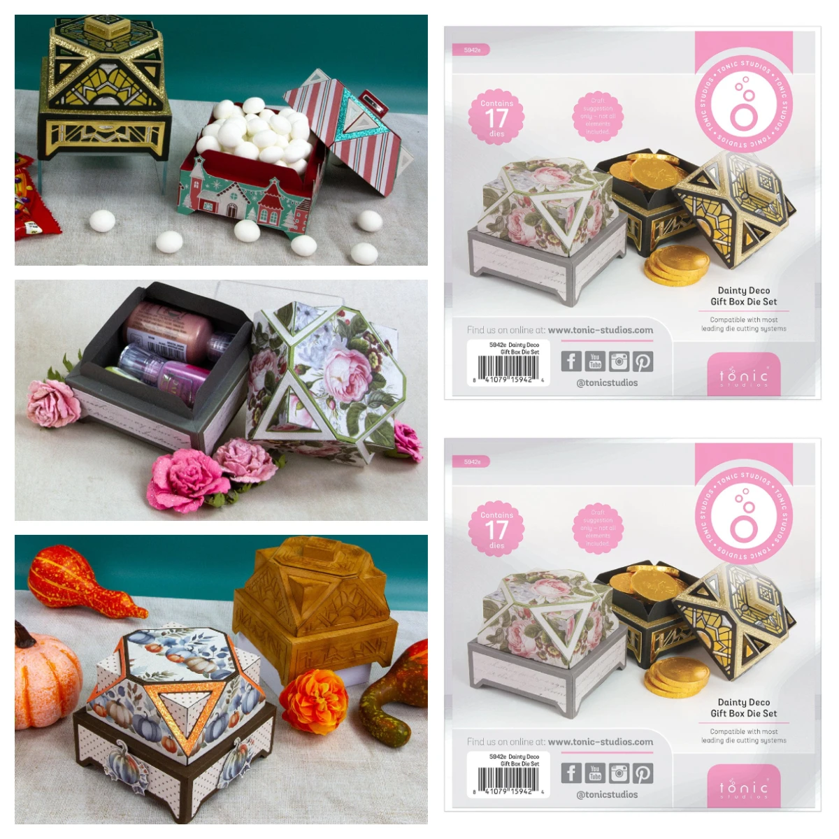 

New Dies Create & Make Dainty Deco Gift Box Metal Cutting Die Stencils Scrapbooking for Card Handmade DIY Crafts Supplies