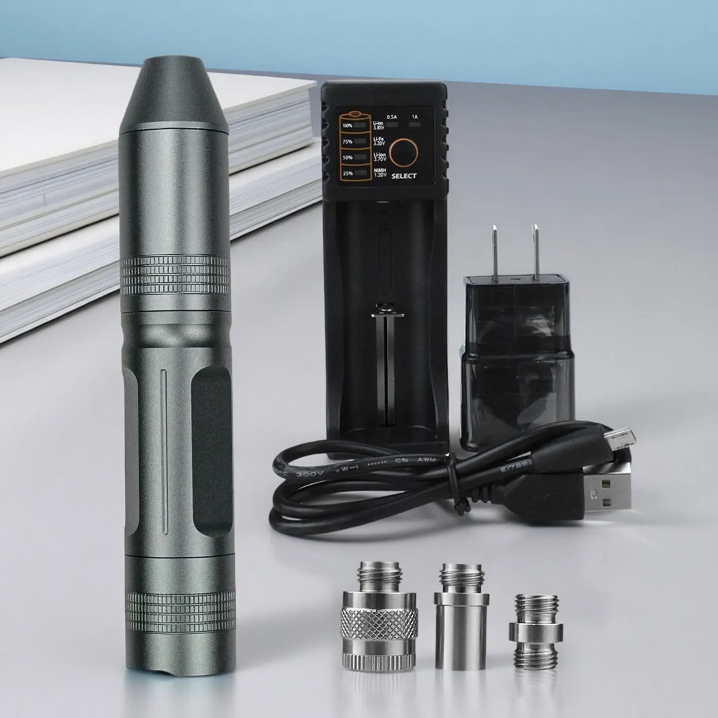 Portable USB Handheld Endoscope Cold Light Source Flashlight, HD Imaging LED Light for ENT Otolaryngology Examination