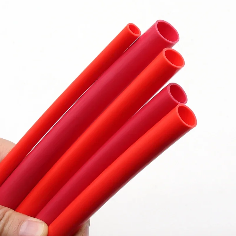 1/2/3/5/10m Red ID0.5 1 2 2.5 3 4 5 6 7 8 10mm PTFE Tube FEP Insulated Hose Extruder J-head Rigid Pipe 600V For 3D Printer Parts