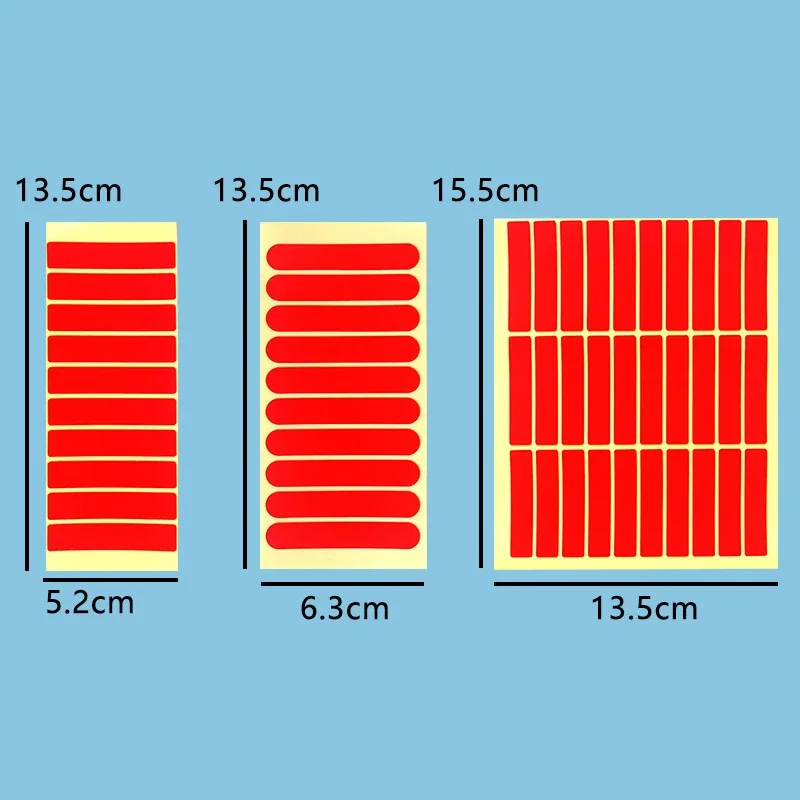 3 fogli/1 rotolo di nastro adesivo per nail art adesivo biadesivo trasparente per display per unghie per adesivi decorativi di bellezza per unghie