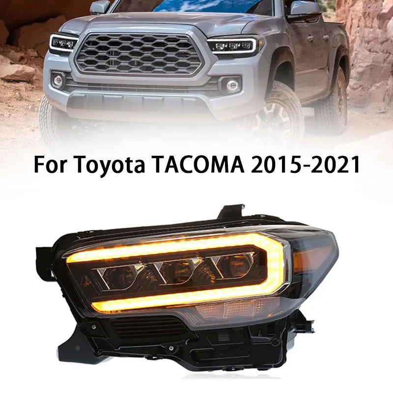 

Автомобильные передние светодиодные фары для Toyota TACOMA, светодиодные фары N300 2015 2016 2017 2018 2019 2020 2021, аксессуары «подключи и работай»