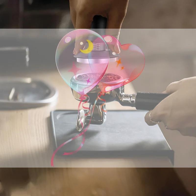 Prensa de café expreso de 51mm, 53mm y 58mm, Compatible con máquina de café expreso Delonghi, prensador de café expreso Premium Barista