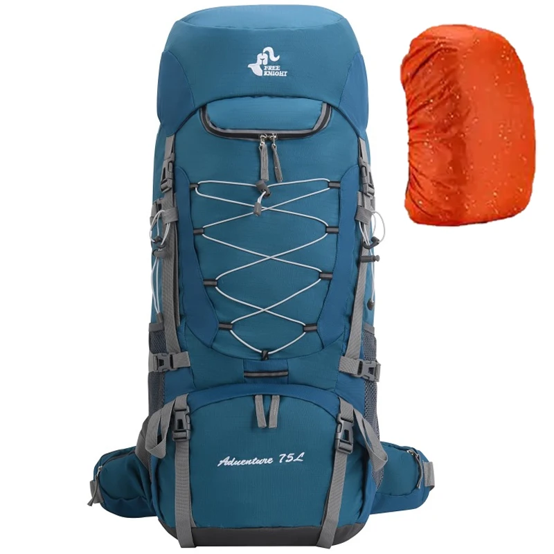 Camping Backpack Hiking Bag Sports Outdoor Bags For Men 75L Large With Rain Cover Travel Climbing Mountaineering Trekking Bag