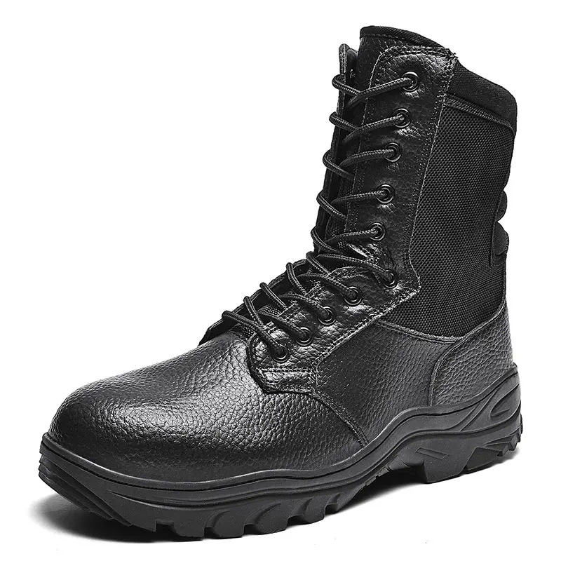 

Men High Quality Tactical Boots Army Shoes Military Outdoor Women Unisex Ultrallight Camping Safety Anti-Slip Male Hunting Boots