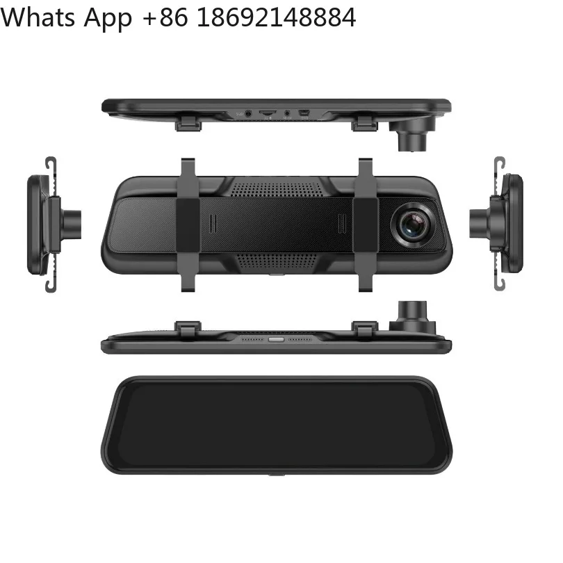 10Inch Mirror Wireless Carplay Camera wif Car Dvr Dash Cam f Spot