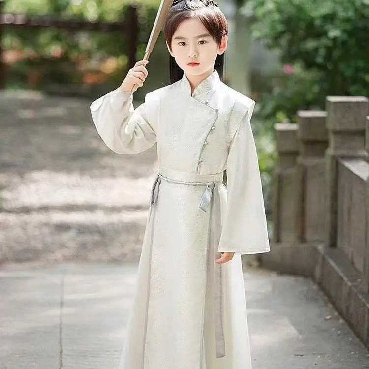 Маленький принц, детский костюм ханьфу в традиционном китайском дворцовом стиле, винтажный костюм рыцаря для мальчиков, танцевальное платье для выступлений на сцене, костюм Тан