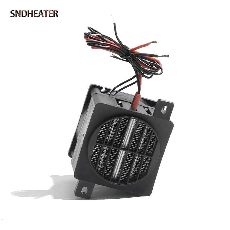 SNDHEATER Изолированный нагреватель PTC с вентилятором рассеивания тепла 12 В 24 В 220 В Электрический квадратный нагревательный элемент 60x60 мм для плиты