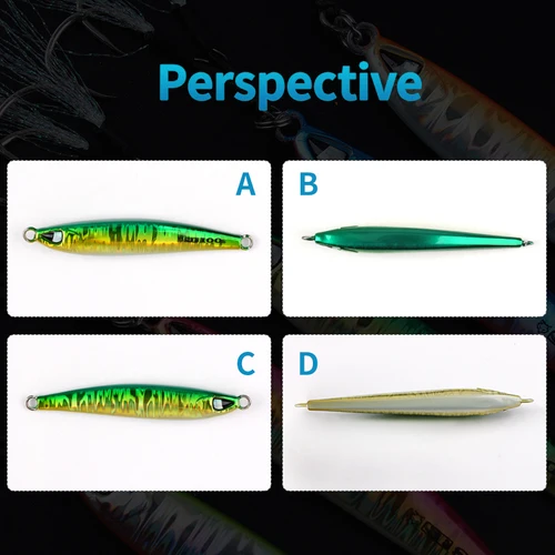 Imagen 2 del producto SF12 Seafox productos de pesca 2023 cebos artificiales Señuelos de pesca de mar plantilla de Metal 40G 60G 80G 100G aparejos de pesca para pesca