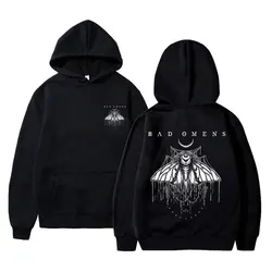 Bad Omens Band Graphic Hoodie Autumn Winter Men Women Vintage Oversized Sweatshirt Man Rock Punk Gothic Streetwear Male Hoodies