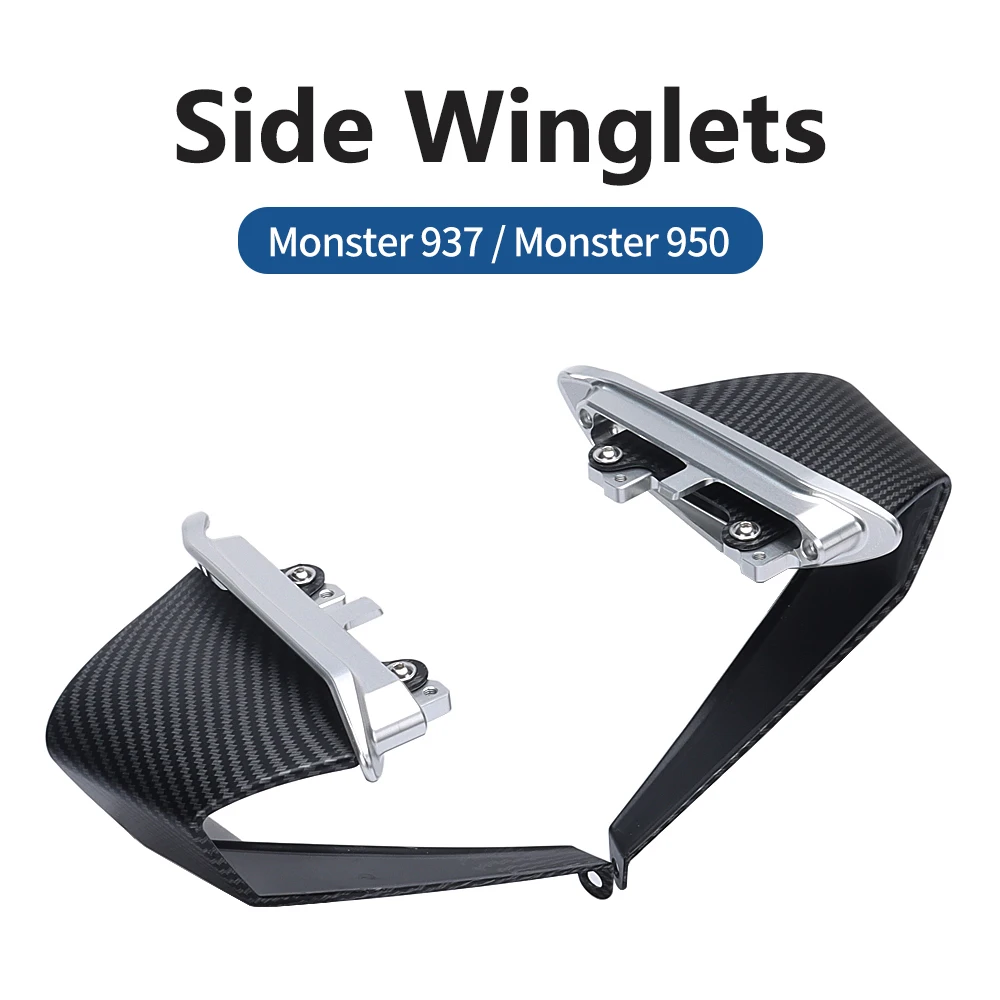 عدة لدوكاتي مونستر 950 مونستر 937 SP Plus هدية الجنيحات زعنفة غطاء الكسوة دراجة نارية الجناح الرياح هدية الجنيحات 2021 2022 -