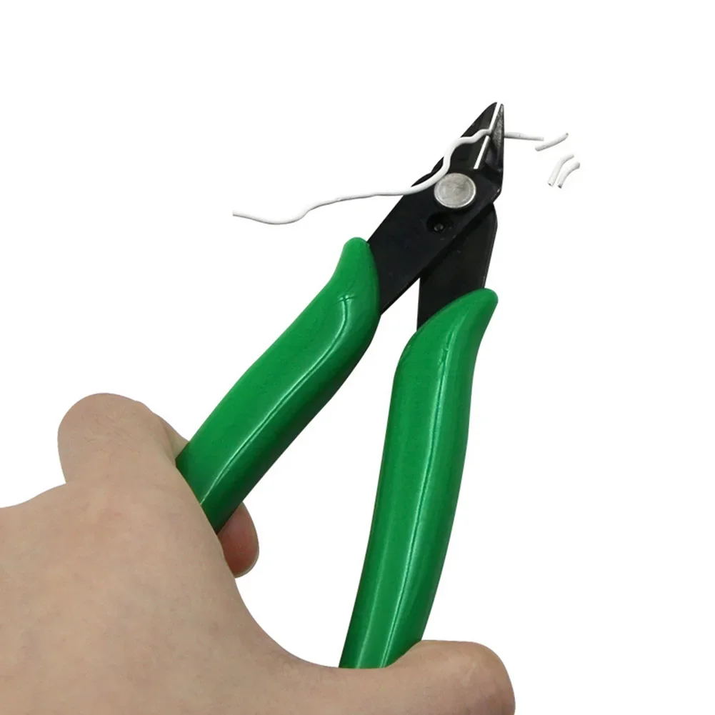 

Dark Green Diagonal Pliers DIY Pliers Light Spring Oblique Mouth Comfortable Grip Ergonomic Design Exceptional Hardness
