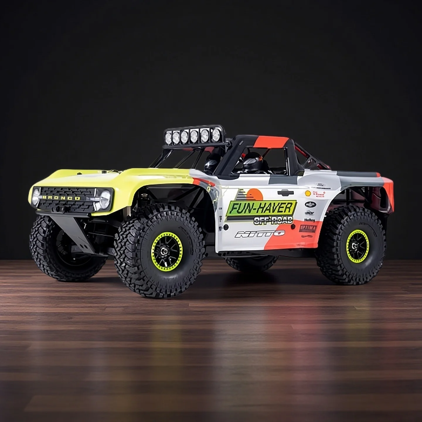 

FMS 1/7 Ford Fierce Horse Four-Wheel Drive Brushless Remote Control Electric Racing Short Truck Speed Off-Road Vehicle Toy Model