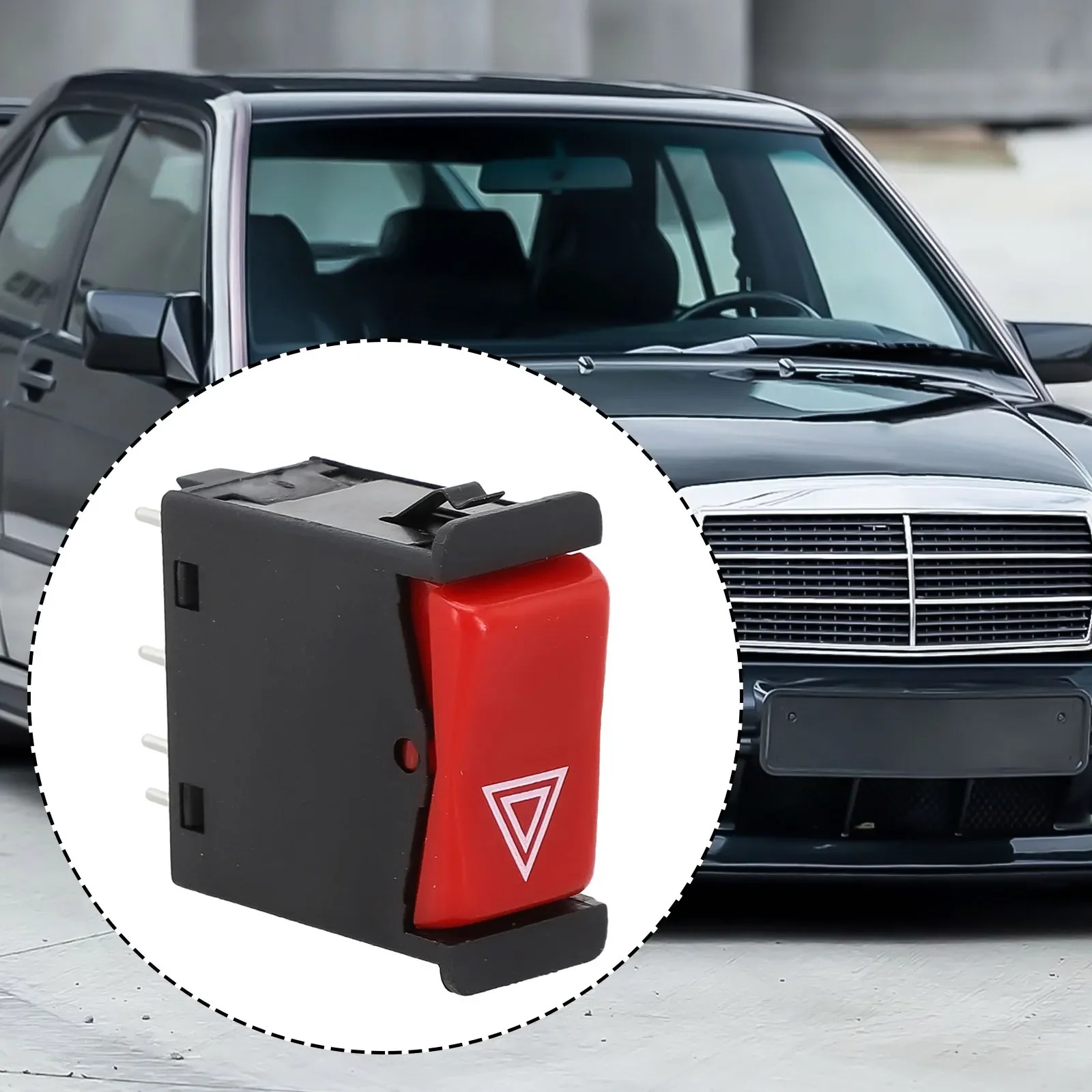 Car Flasher Flashing Switch For Mercedes W201 W123 W126 0008209010 Auto Internal Spare Parts Switch Replacement Parts