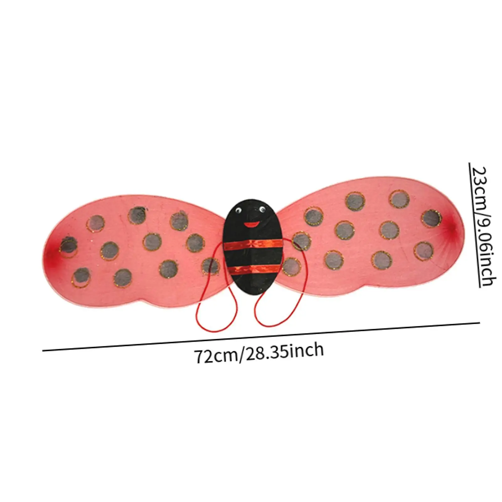 

Girls Ladybug Wing Comfortable Funny for Festival Birthday Halloween