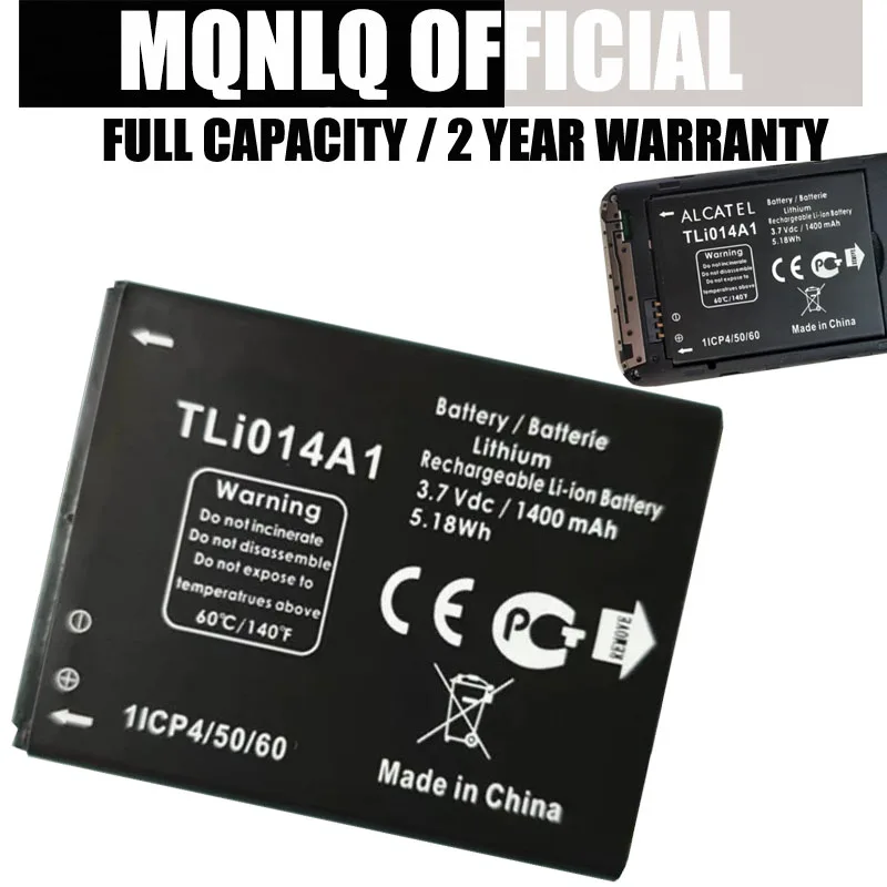 

Li-ion TLI014A1 Battery For Alcatel one touch Fire 4012 4012A 4012X Pixi 3 4.5" 4027 4027A 4027X 4010 phone AKKU Batteria