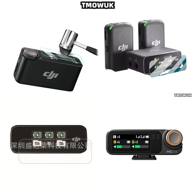 

For DJI Mic Mic 2, Top-Quality Glass Screen Protector For Mic2 For