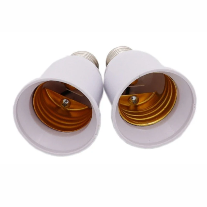 E17 Lamp Socket E17 to E27 LED Halogen CFL Light Bulb Lamp Adapter